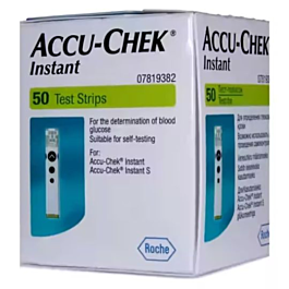 Accu-Chek Glucose Blood Test Strips - 50 Strips