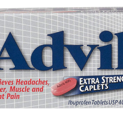 Advil 400mg Extra Strength Ibuprofen Caplets