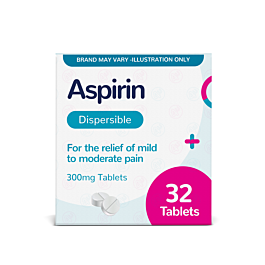 Aspirin 300mg - 32 Dispersible Tablets