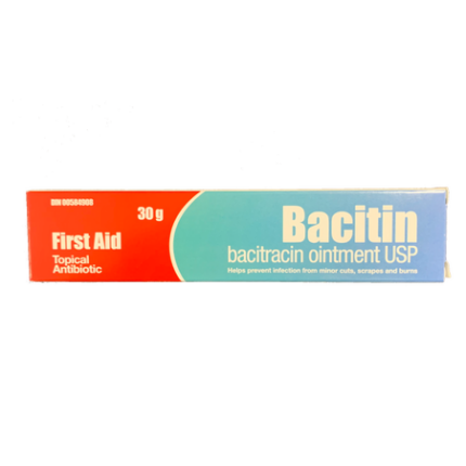 Bacitin Bacitracin Ointment USP 30g