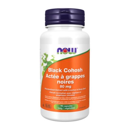 Black Cohosh Extract 80 mg Veg Capsules (Now Foods) - Pharmacy 24