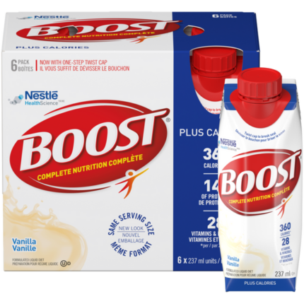 Boost Plus Calories Vanilla 6x237ml Units