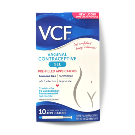 VCF Vaginal Contraceptive Gel | Birth Control Spermicide Gel | Reliable, Convenient, and Effective!