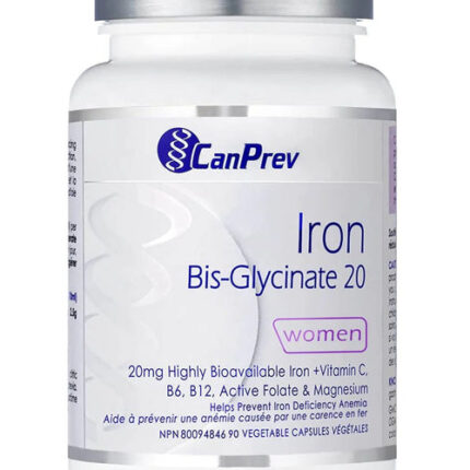 CANPREV IRON BISGLYCINATE 90vcaps