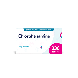 Chlorphenamine 4mg - 336 Tablets