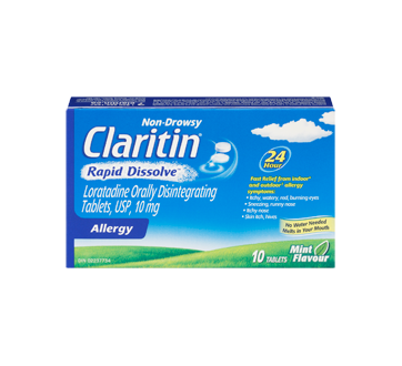 Claritin Allergy Rapid Dissolve Mint Flavour 10 Tablets