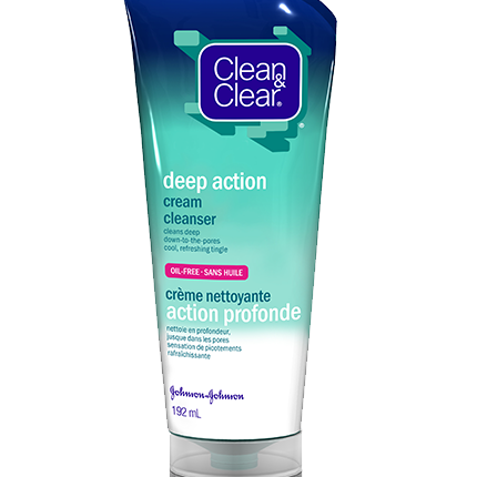 Clean & Clear Deep Action Cream Cleanser 192ml