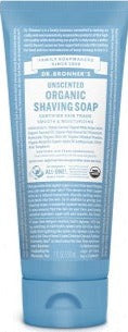 DR. BRONNERS ORGANIC SHAVING SOAP UNSCENTED 207ml