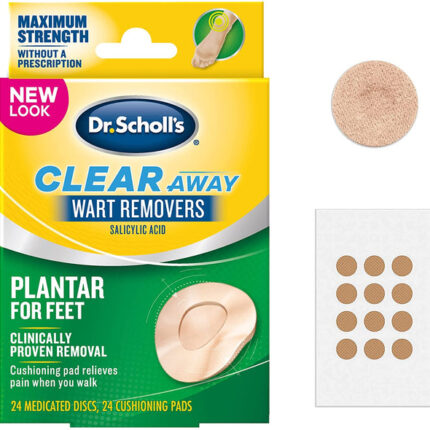 Dr. Scholl's Clear Away Wart Remover 24 Discs