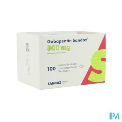 Gabapentine 800mg Sandoz Comp 100 X 800mg