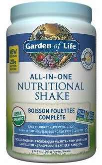 GARDEN OF LIFE ALL IN ONE NUTRITIONAL SHAKE VANILLA 969g