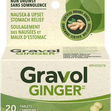Gravol Ginger 20 Tablets