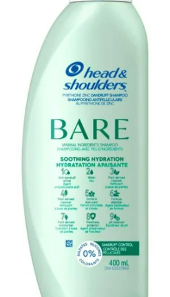 HEAD & SHOULDERS BARE SOOTHING HYDRATION SHAMPOO