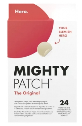 HERO Mighty Patch Original - NIGHTTIME ACNE PATCH. 24 COUNT