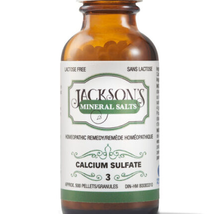 JACKSON'S NATURALS MINERAL SALTS #3 CALCIUM SULFATE 500pellets