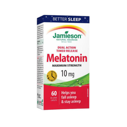 Jamieson Melatonin 10mg 60 Bi-Layer Caplets