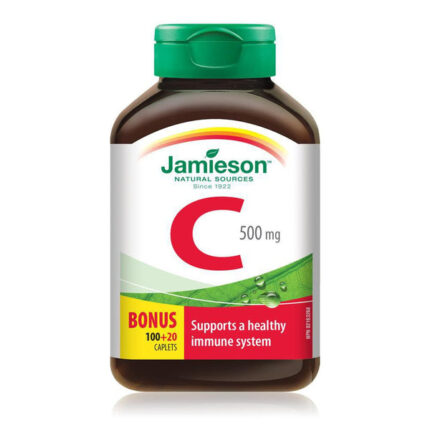 Jamieson Vitamin C 500mg 100+20 Caplets