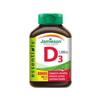 Jamieson Vitamin D 1000IU 200+ 40 Tablets