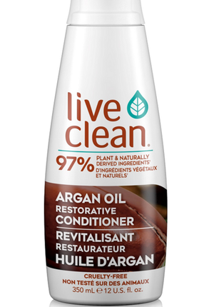 Live Clean Argan Oil Restorative Conditioner 350mL