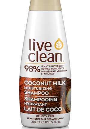 Live Clean Coconut Milk Moisturizing Shampoo 350mL