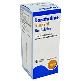 Loratadine Hayfever Relief 5mg/5ml Oral Solution – 100ml