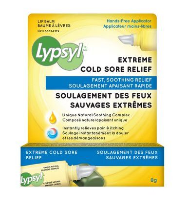 Lypsyl Extreme Cold Sore Relief 8g