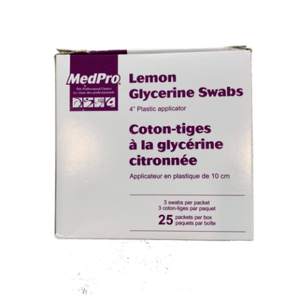 MedPro Lemon Glycerine Swabs