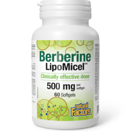 NATURAL FACTORS BERBERINE LIPOMICEL 60caps