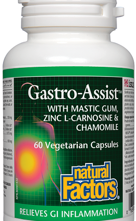 NATURAL FACTORS GASTRO ASSIST 60vcaps