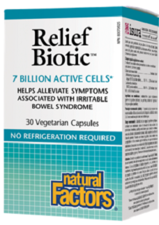 NATURAL FACTORS IBS RELIEF BIOTIC 30vcaps