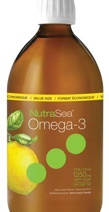 NATURE'S WAY NUTRASEA OMEGA-3 LEMON 500ml