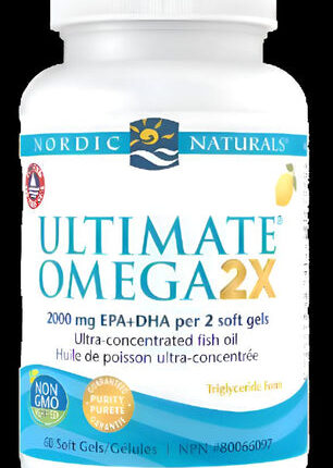 NORDIC NATURALS ULTIMATE OMEGA 2X LEMON 60sg