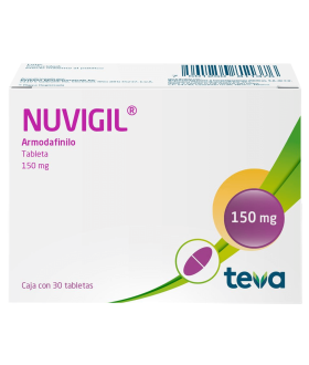Armodafinil Nuvigil 150 mg Box with 30 Tablets - Armodafinil