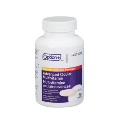 Option+ Advanced Ocular Multivitamin AREDS2 Formula 60 Caplets