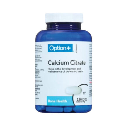 Option+ Calcium Citrate 300mg 120 Tablets