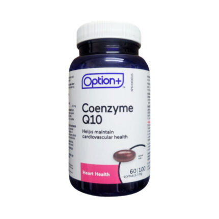 Option+ Coenzyme Q10 100mg 60 Softgels
