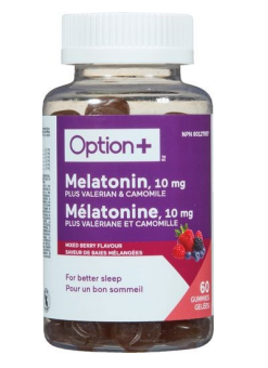 Option+ Melatonin 10mg Gummies 60 Count