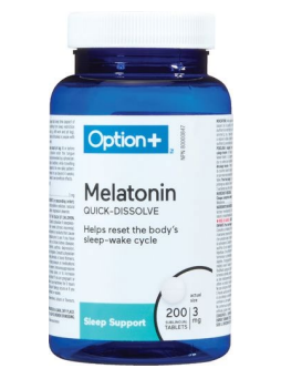 Option+ Melatonin 3mg 200 Tablets