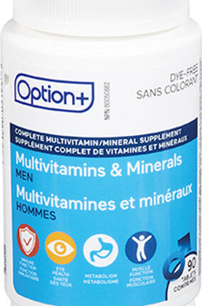 Option+ Men Multivitamins & Minerals 90 Tablets