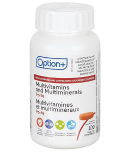 Option+ Multivitamin and Minerals Strong 100 Tablets