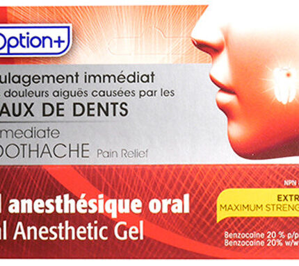 Option+ Oral Anesthetic Gel 9.5g