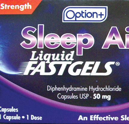 Option+ Sleep Aid Liquid Fastgels 20 Capsules
