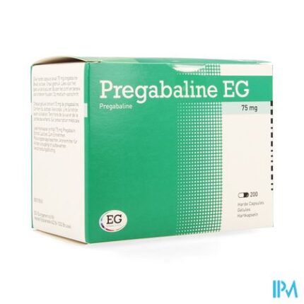 Pregabaline EG 75Mg Harde Caps Blist. 200 X 75Mg
