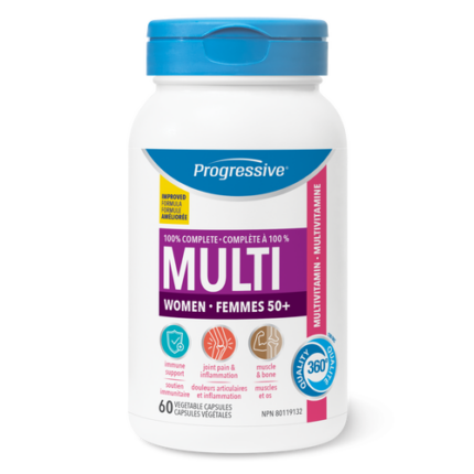 PROGRESSIVE MULTIVITAMIN WOMEN 50+ 120caps