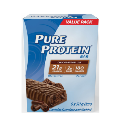 Pure Protein Bar Chocolate Deluxe 6x50g Bars