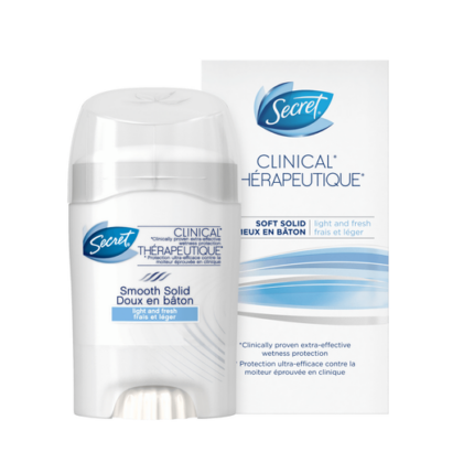 Secret Clinical Strength Soft Solid Antiperspirant/Deodorant Light and Fresh 45g