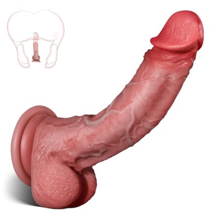 Sex Toy Realistic Dildo for Women - 6.3Inch Body-Safe Silicone Dildos with Soft Lifelike Skin Suction Cup Dildos for G-Spot Anal Strap On Play, Adult Sex Toys Penis Stimulator...