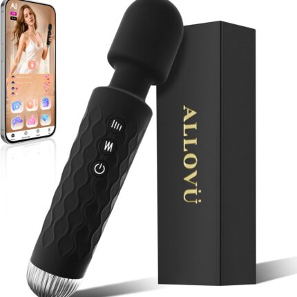 Sex Toys Vibrator Dildo for Women - Allovü Personal Wand Massager Vibrators, USB Rechargeable Vibrating Clitoral Stimulator Sex Toys for Pleasure, 10 Vibration Waterproof for...