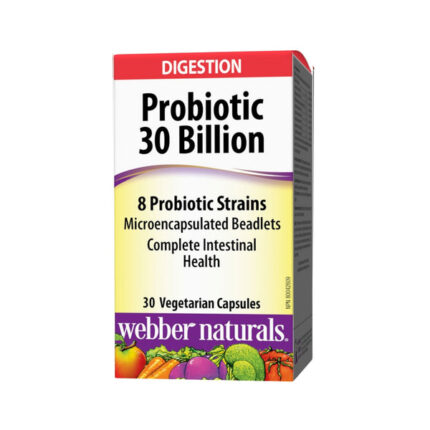 Webber Naturals Probiotic 30 Billion 30 Vegetarian Capsules