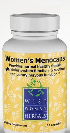 WISE WOMAN HERBALS WOMEN'S MENOCAPS 408mg 120caps